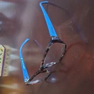 PRADA PR 18OV HAVANA SPOTTED BLUE EYEGLASSES
